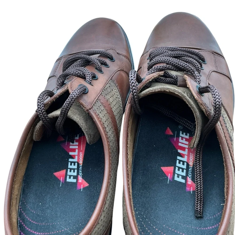 Cole Haan Men's Tan and Brown Leather Oxfords‎ size 9